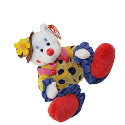 spinning clown bear